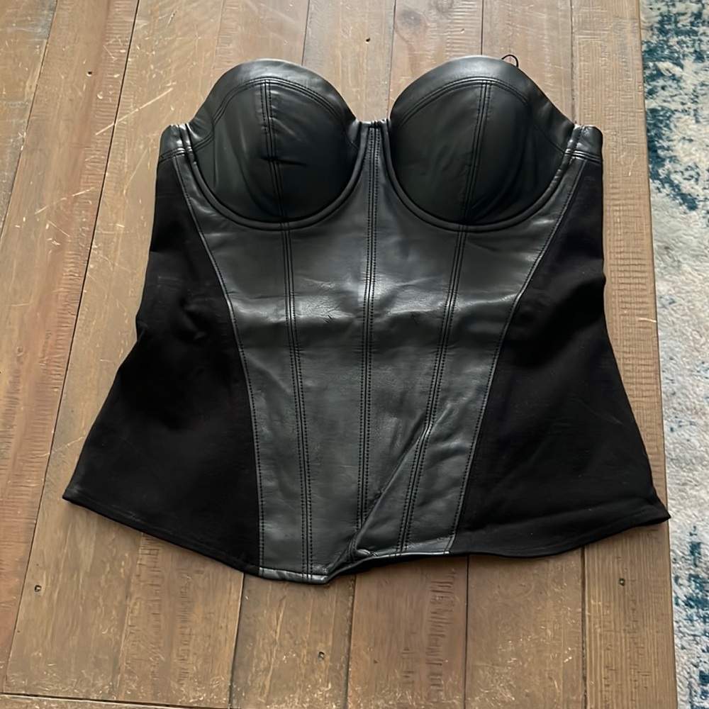 Off shoulder black top